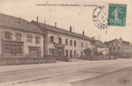 CHAMPAGNEY  EN HAUTE SAONE LE CENTRE  CPA  CIRCULEE - Champagney