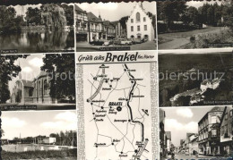 42155670 Brakel Westfalen Markt Rathaus Schloss Hinnenburg Feuerteich Brakel - Brakel