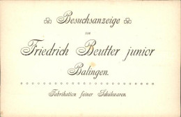 42028742 Balingen Besuchsanzeige Friedrich Beutter Junior  Balingen - Balingen