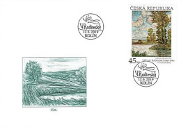 FDC 1034 Czech Republic Work Of Art Of V. Radimsky 2019 - FDC