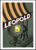 CP/PK** - Atel Hergé Publicité - 1933 - Brasserie Léopold à BXL Projet De Publicité / Brasserie Léopold In BSL - Philabédés (cómics)