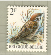 Belgium 1989, Bird, Birds, Eurasian Tree Sparrow, 1v, MNH** - Passeri