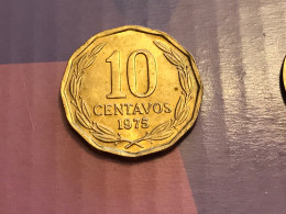 Münze Münzen Umlaufmünze Chile 10 Centavos 1975 - Cile