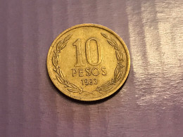 Münze Münzen Umlaufmünze Chile 10 Pesos 1993 - Cile