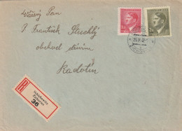 Bohême Et Moravie  Lettre Recommandée Schichowitz 1942 - Storia Postale