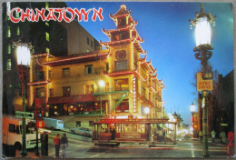 USA CALIFORNIA SAN FRANCISCO CHINA TOWN CABLE CAR KARTE CARD POSTCARD CARTE POSTALE POSTKARTE CARTOLINA ANSICHTSKARTE - Long Beach