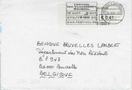 Lettres De Bruxelles - Oblitération Festival Van Vlaaderen - Musique - Covers & Documents