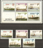 New Zealand 2012 MiNr. 2964 - 2968 (Block 293) Neuseeland  Transport  Ships 5v + S\sh MNH** 22,00 € - Nuovi