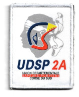 Ecusson SAPEURS POMPIERS UDSP 2A AJACCIO - Pompiers