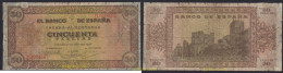 3900 ESPAÑA 1938 50 Pesetas Estado Español 20 De Mayo De 1938 - Andere & Zonder Classificatie