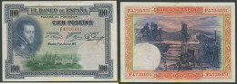 743 ESPAÑA 1925 100 Pesetas Alfonso XIII 1 De Julio De 1925 - Otros & Sin Clasificación