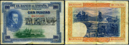 795 ESPAÑA 1925 100 Pesetas Alfonso XIII 1 De Julio De 1925 - Otros & Sin Clasificación