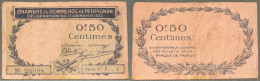 1128 FRANCIA 1922 BILLETE 0,50 CENTIMES, CHAMBRE COMMERCE PERPIGNAN 1922 - Sonstige & Ohne Zuordnung