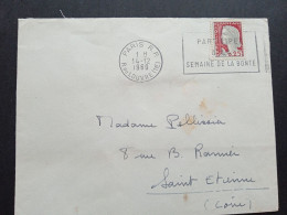 Marianne De Decaris 1263, Paris RP Rue Du Louvre 1er, Le 14/12/1960 - 1960 Marianne (Decaris)