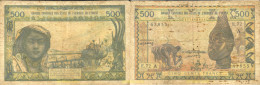 1361 AFRICA OCCIDENTAL FRANCESA 1964 500 FRANCS ESTADOS DEL OESTE AFRICANO 1964 - Estados De Africa Occidental