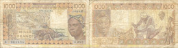 1364 AFRICA OCCIDENTAL FRANCESA 1981 1000 FRANCS ESTADOS DEL OESTE AFRICANO 1981 - Westafrikanischer Staaten