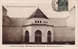 FRANCE - Paris - Exposition Coloniale 1931 - Pavillon Du Maroc, Motif Milieu Sur Le Grand Jardin- Carte Postale Ancienne - Ausstellungen