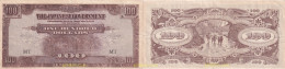 2124 MALASIA 1944 MALAYA MALAYSIA 100 DOLLARS 1944 JAPANESE GOVERNMENT - Malasia