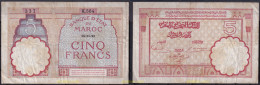 2206 MARRUECOS 1941 MAROC 5 FRANCS MAROC 1941 - Marokko