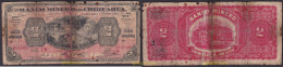 2259 MEXICO 1914 MEXICO BANCO MINERO DE CHIHUAHUA 2 PESOS 1914 - Mexiko