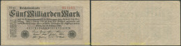 2650 ALEMANIA 1923 GERMANY FÜNF 5 MILLIARDEN MARK 1923 - Administración De La Deuda