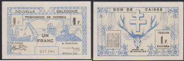 2798 NUEVA CALEDONIA 1943 NOUVELLE CALEDONIE 1 FRANC 1943 - Numea (Nueva Caledonia 1873-1985)
