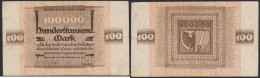 3047 ALEMANIA 1923 GERMANY 100000 MARK 1923 ESSEN - Amministrazione Del Debito