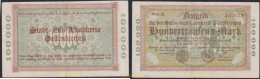 3082 ALEMANIA 1923 GERANY 100000 MARK GELSENKIRCHEN 1923 - Bestuur Voor Schulden