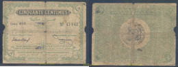 3586 TUNEZ 1918 TUNISIA 50 CENTIMES 1918 - Tunisia