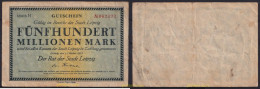 3693 ALEMANIA 1923 GERMANY 500 MILLIONEN MARK 1923 LEIPZIG - Administration De La Dette