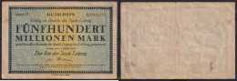 3693 ALEMANIA 1923 GERMANY 500 MILLIONEN MARK 1923 LEIPZIG - Imperial Debt Administration
