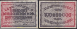 3691 ALEMANIA 1923 GERMANY HUNDERT MILLIONEN MARK DUSSELDORF 1923 - Administración De La Deuda