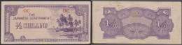 3876 JAPON 1942 THE JAPANESE GOVERNMENT 1/2 SHILLING - Japón