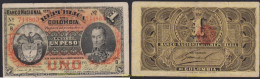 4329 COLOMBIA 1895 COLOMBIA 1 PESO 1895 - Kolumbien
