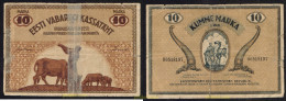 4785 ESTONIA 1919 ESTONIA 10 MARKA 1919 - Estonie