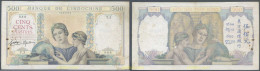 4830 INDOCHINA 1939 INDOCHINE 500 PIASTRES 1939 - Indochine