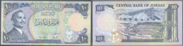 5413 JORDANIA 1975 JORDANIA 10 DINARS 1975 -1992 SIGNATURE 19 - Jordan