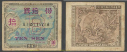 5449 JAPON 1946 JAPAN 10 SEN MILITARY CURRENCY 1946 - Giappone