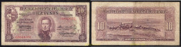 5543 URUGUAY 1939 URUGUAY 10 PESOS 1939 - Uruguay