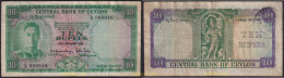 6420 CEILAN 1951 CEYLON 1951 10 RUPEES - Sri Lanka