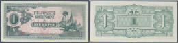 7108 BIRMANIA 1942 JAPANESE OCCUPATION BURMA 5 RUPEE 1942 44 - Myanmar