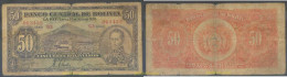 7176 BOLIVIA 1928 BOLIVIA 50 BOLIVIANOS 1928 - Bolivia