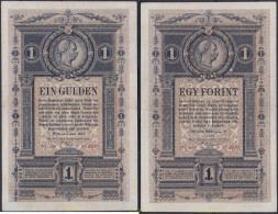 7611 AUSTRIA 1882 AUSTRIA HUNGARY 1 GULDEN 1882 - Oesterreich