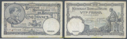 7891 BELGICA 1938 BELGIQUE 5 FRANCS 1938 - Sammlungen