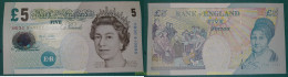 7932 GRAN BRETAÑA 1999 GREAT BRITAIN UK ENGLAND 1999 2000 BANKNOTES 5 POUNDS - Collezioni