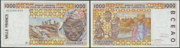 8095 MALI 1993 MALI WEST AFRICAN STATES 500 FRANCS 1993 SIGNATURE 25 - Malí
