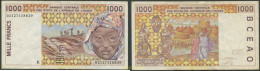 8205 SENEGAL 2023 WEST AFRICAN STATES SENEGAL 1000 FRANCS 2002 - Sénégal