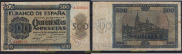 8213 ESPAÑA 1936 500 Pesetas Burgos 1936 - Other & Unclassified