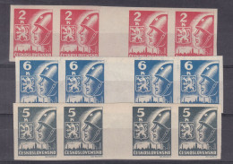 Tchècoslovaquie - Yvert 360 / 2 ** / * - Interpanneaux + 1 Série - Rare - Valeur 435 Euros - Unused Stamps