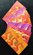 Malaysia OLOIYA Year Of The Dragon 2024 Lunar Rooster Bird Gold Fish Chinese New Year Angpao (money Packet) - Nieuwjaar